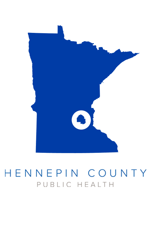 Hennepin County shown inside an image of Minnesota