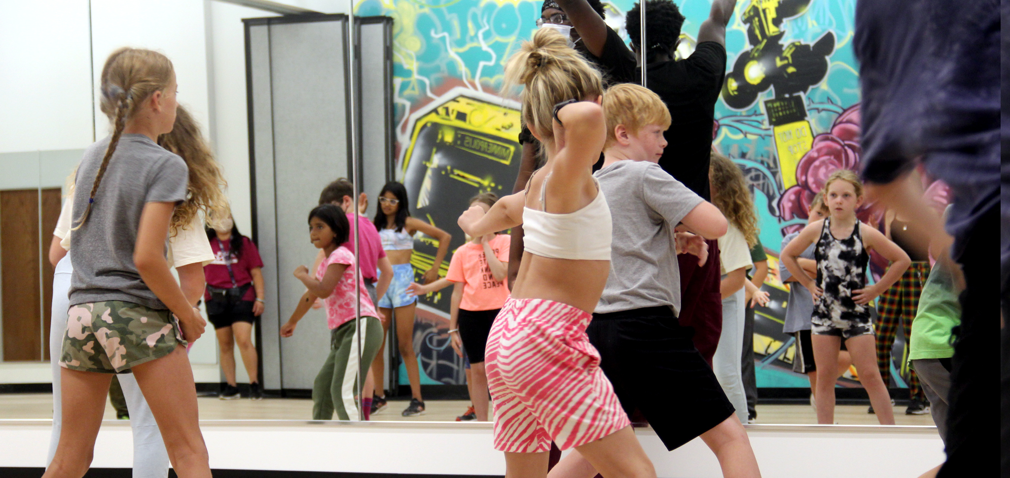 Kids dancing at House of Dance's studio